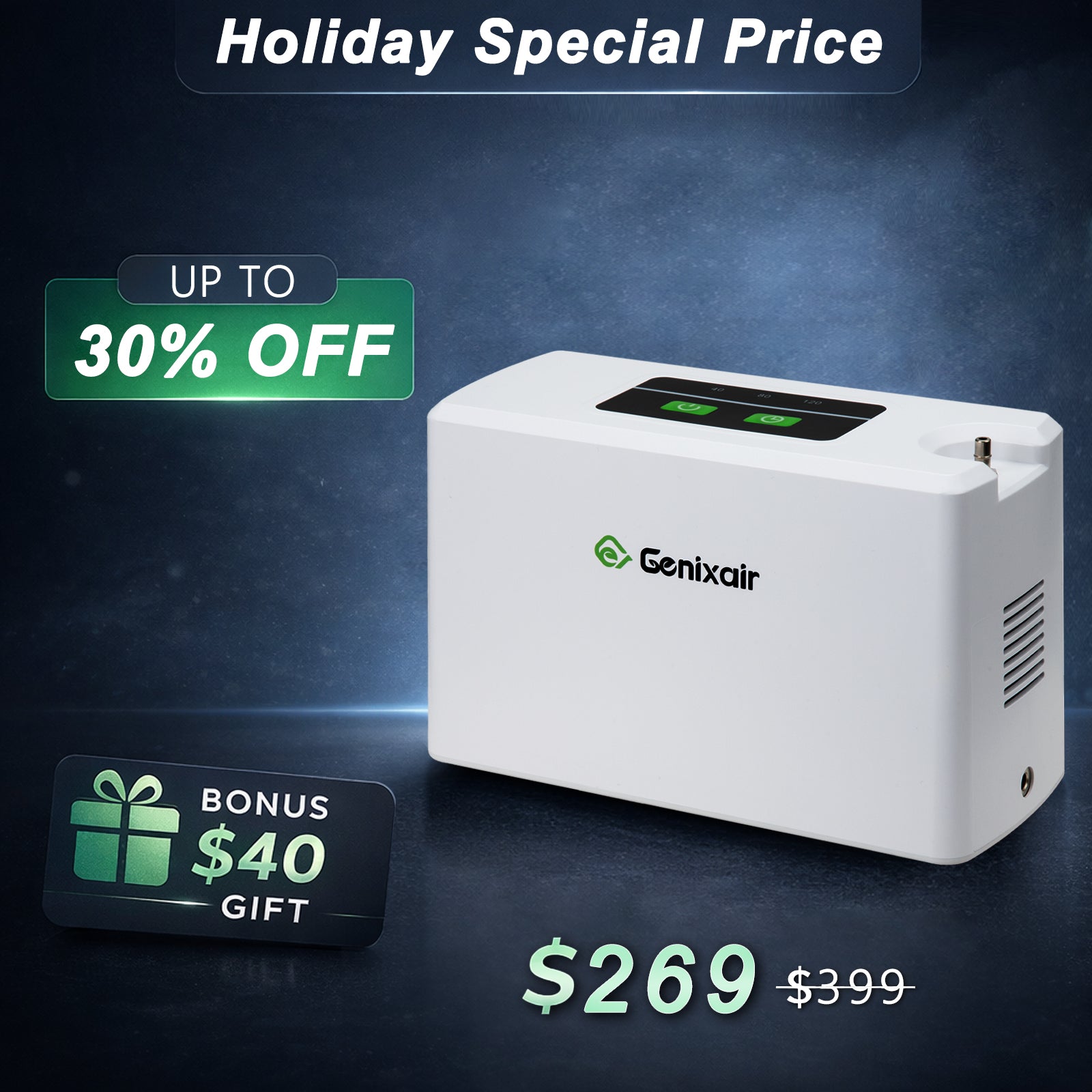 GA02P Portable Oxygen Concentrator