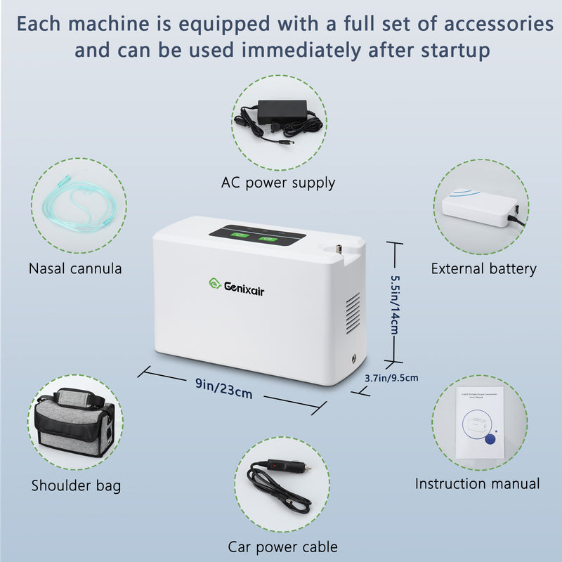 oxygen concentrator package list